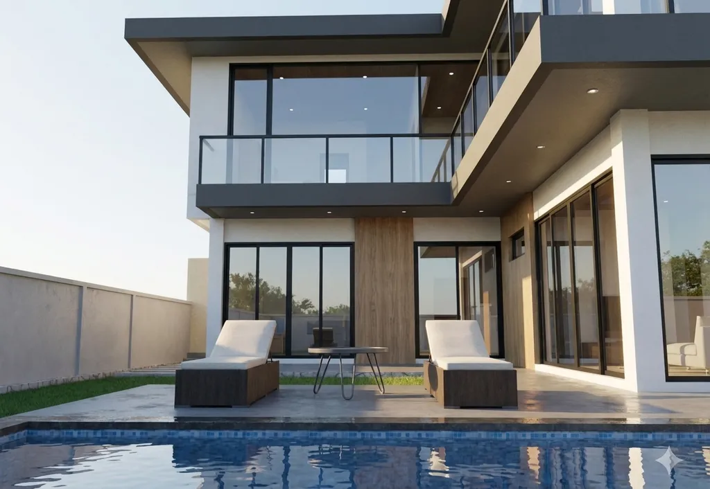 Modern Minimalist — visiarch AI render